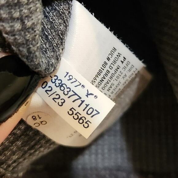 American Eagle Gray Knit Rib Racerback High Neck Casual Crop Tank Top Medium - Picture 6 of 7